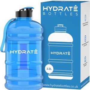 Hydrate Blue 2.2L Water Bottle